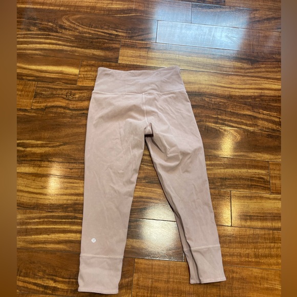Lululemon Wunder Under Crop 23" *Ribbed 8 - Picture 8 of 9